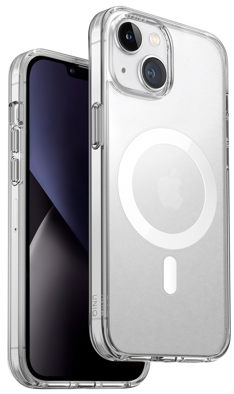 Чохол для iPhone 14 Plus Uniq Magclick Charging LifePro Xtreme (Af) Dove (Frost Clear) фото