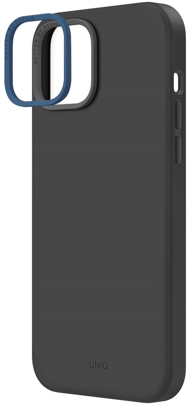 Чохол для iPhone 14 Pro Max Uniq Magclick Charging Lino Hue Charcoal (Grey) фото