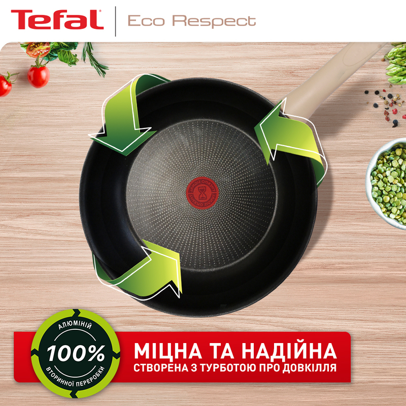 Сковорода ВОК Tefal Eco Respect 28 см (G2541953) фото