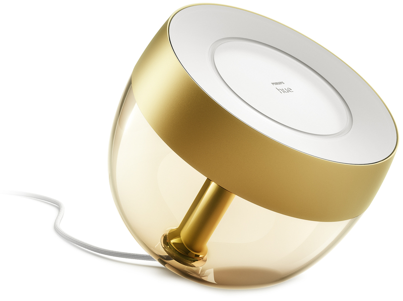 Настольная лампа Philips Hue Iris, 2000K-6500K, Color, Bluetooth, димируемая (Gold) 929002376401 фото