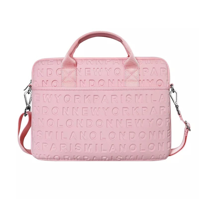 Сумка WIWU Vogue Laptop Slim Bag 13,3 з ремінцем (Pink) фото