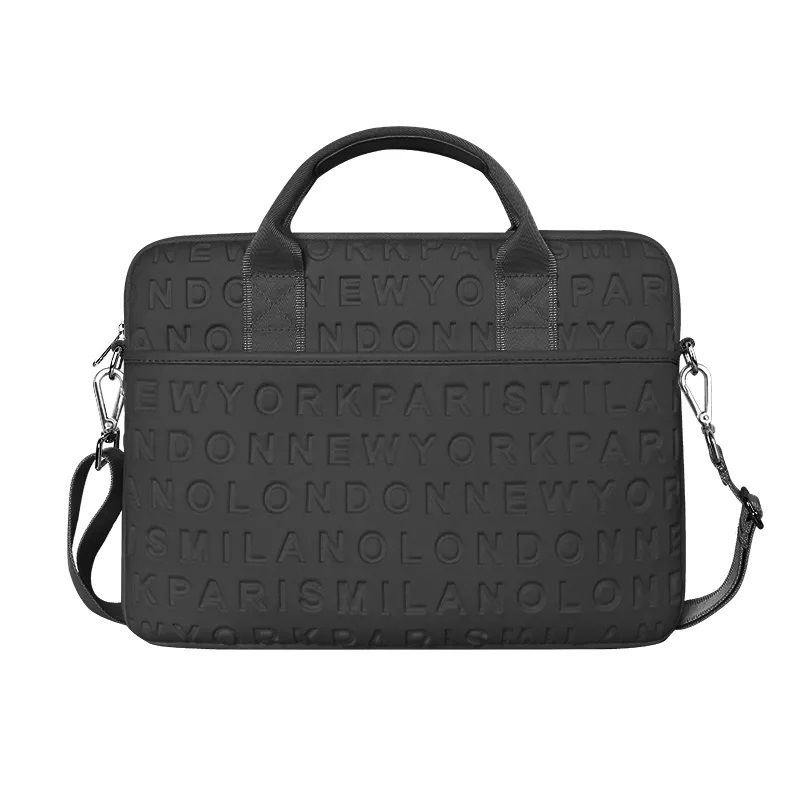 Сумка WIWU Vogue Laptop Slim Bag 13,3 з ремінцем (Black) фото