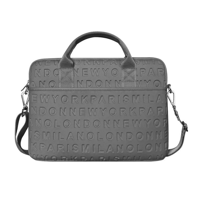 Сумка WIWU Vogue Laptop Slim Bag 13,3 з ремінцем (Grey) фото