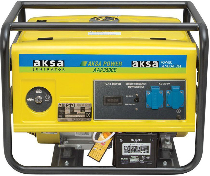 Генератор Aksa бензиновый 1ф. инверторный AAP3500E (2,5кВт) фото