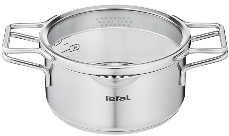 Набор посуды Tefal Nordica 10 предметов, нерж. сталь H852SA55 - фото - №5