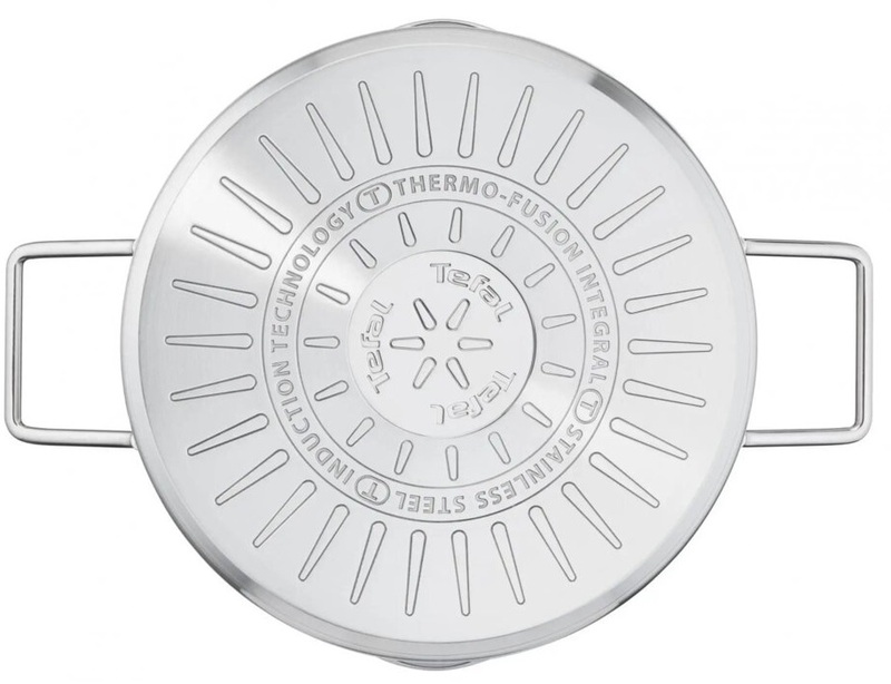 Набор посуды Tefal Nordica 10 предметов, нерж. сталь H852SA55 - фото - №4
