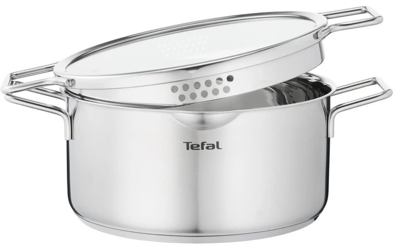 Набор посуды Tefal Nordica 10 предметов, нерж. сталь H852SA55 - фото - №2