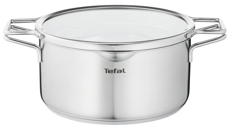 Набор посуды Tefal Nordica 10 предметов, нерж. сталь H852SA55 - фото - №1