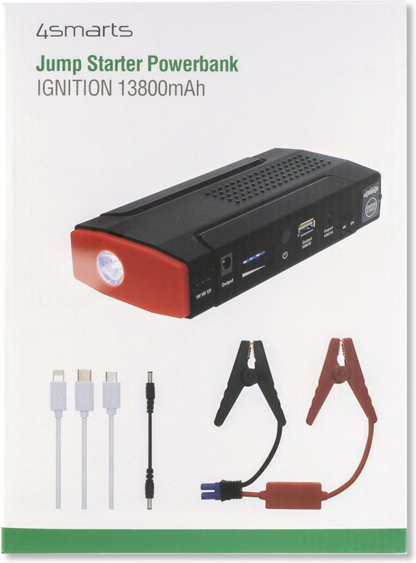 Пусковий пристрій 4smarts Jump Starter Power Bank Ignition 13800mAh with Torch фото