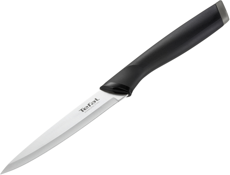 Кухонный нож универсальный Tefal Comfort, длина лезвия 12 см, нерж.сталь, чехол K2213944 фото