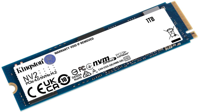 SSD Накопичувач Kingston M.2 1TB PCIe 4.0 NV2 SNV2S/1000G - фото - №1