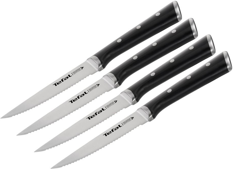 Набор ножей для стейка Tefal Ice Force, 11 см, 4 шт, блистер K232S414 фото