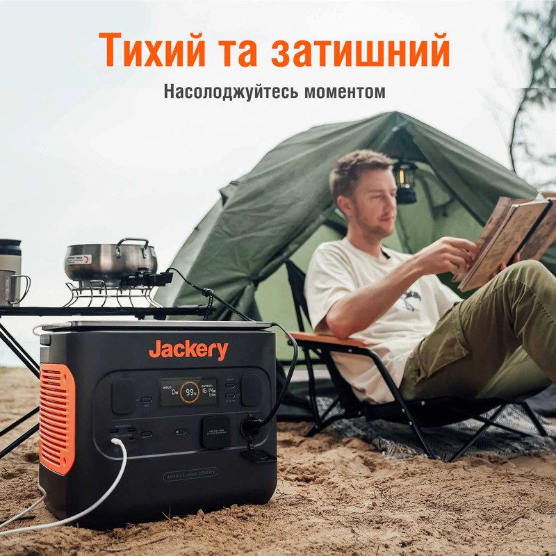 Зарядна станцiя Jackery Explorer 2000 Pro (2160 Вт*год/2200 Вт) фото
