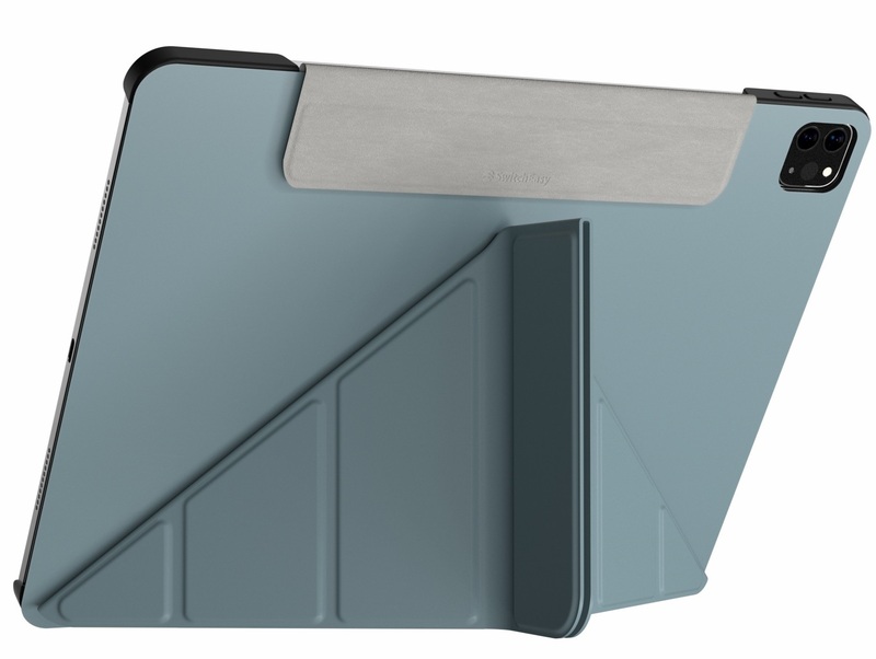 Чехол SwitchEasy Origami for 2021-2018 iPad Pro 12.9 (Exquisite Blue) фото