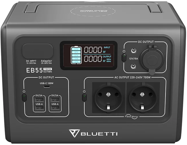 Зарядна станцiя Bluetti EB55 (537 Вт*год /700 Вт) фото