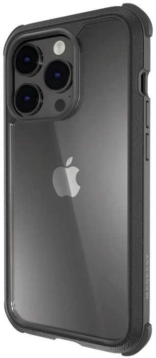 Чохол iPhone 14 Pro SwitchEasy Odyssey For 2022 Leather (Black) - фото - №1