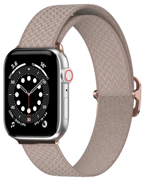 Ремінець For Apple Watch 42/44/45/49 mm SwitchEasy e Elastic Nylon Watch Loop (Pink) фото