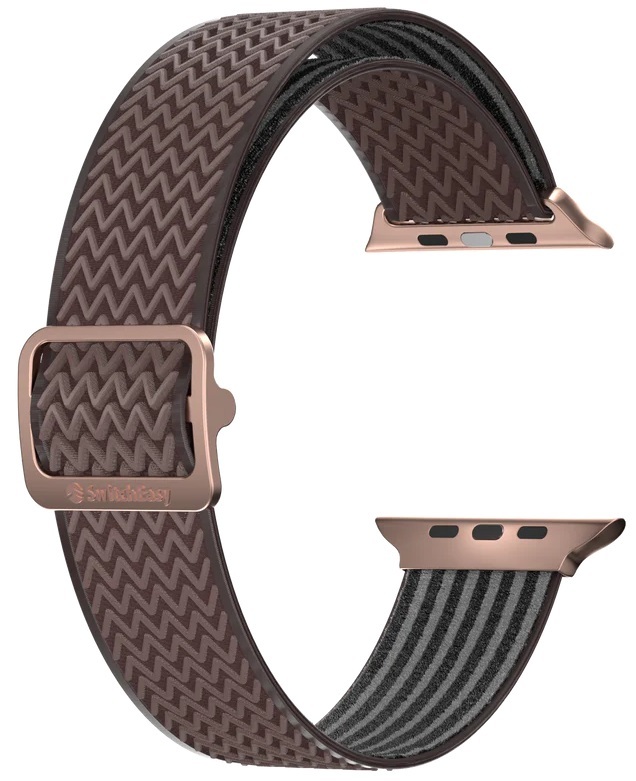 Ремінець For Apple Watch 42/44/45/49mm SwitchEasy e Elastic Nylon Watch Loop (Bronze) фото