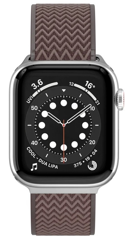 Ремінець For Apple Watch 42/44/45/49mm SwitchEasy e Elastic Nylon Watch Loop (Bronze) фото