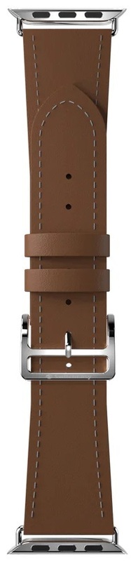 Ремінець For Apple Watch 42/44/45/49mm SwitchEasy Classic Genuine Leather Watch Band (Brown) фото