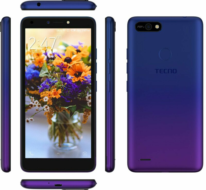 TECNO POP 2F (B1G) 1/16GB Dual Sim Dawn Blue (4895180766015) фото