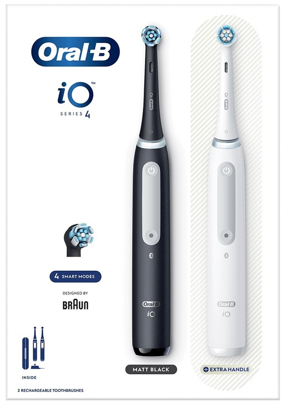 Электрическая зубная щетка ORAL-B iOG4d.2J6.2K DUO Black+White (4210201414742) фото