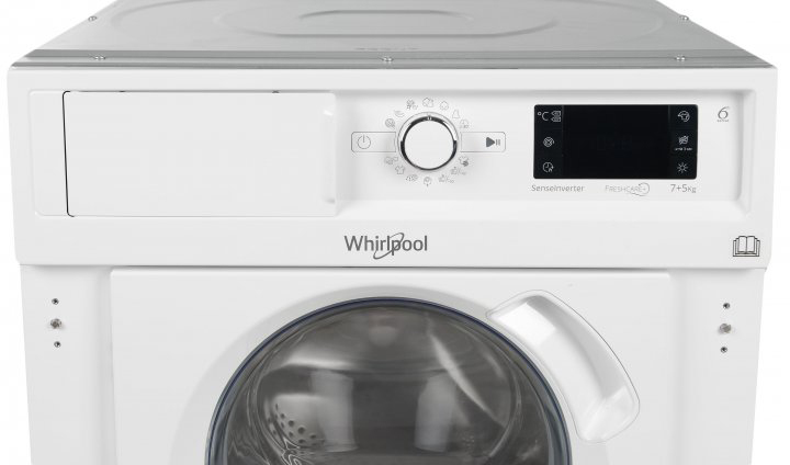 Прально-сушильна машина, що вбудовується, Whirlpool BIWDWG75148 фото