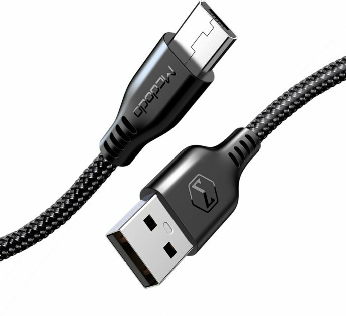 Кабель USB - MicroUSB McDodo CA-5160 Warrior ser. 1m (Black) фото