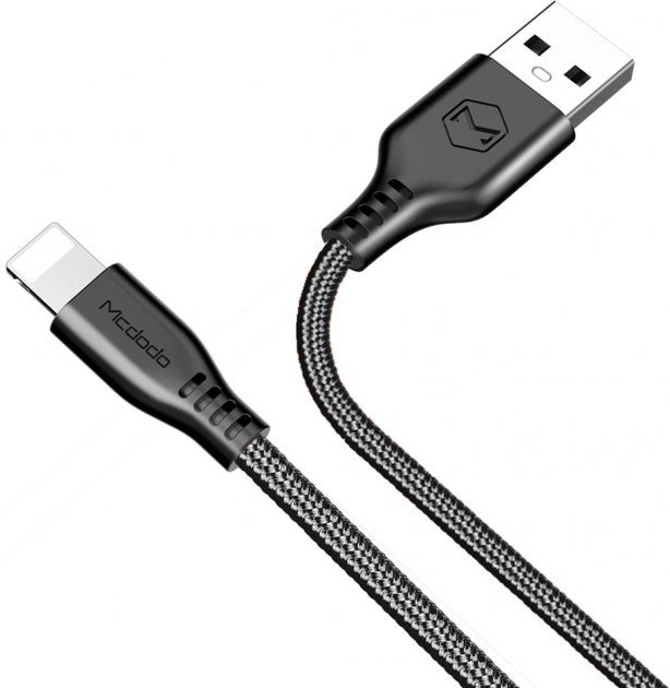 Кабель USB - Lightning McDodo CA-5150 Warrior ser. 1.2m (Black) фото