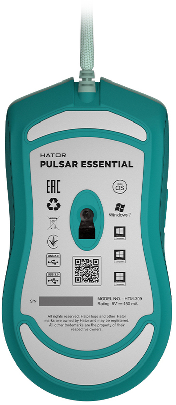 Ігрова миша HATOR Pulsar Essential (HTM-309) Mint - фото - №5