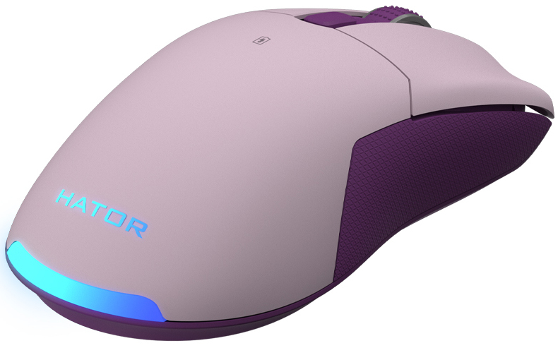 Ігрова миша HATOR Pulsar Wireless (HTM-317) Lilac фото