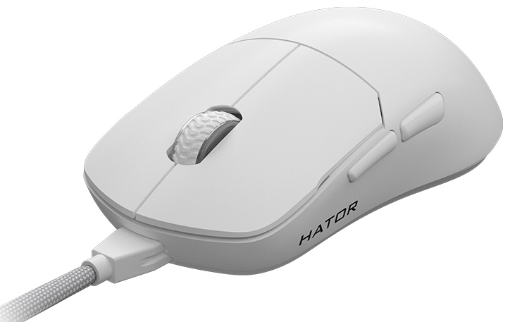 Ігрова миша HATOR Quasar Essential (HTM-401) White - фото - №1