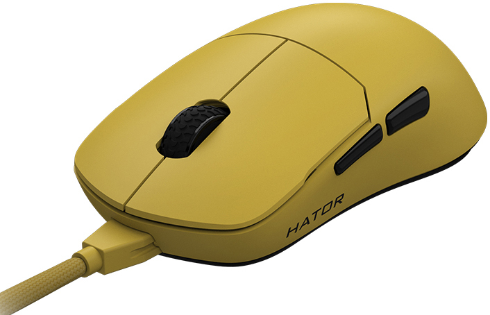 Ігрова миша HATOR Quasar Essential (HTM-402) Yellow фото