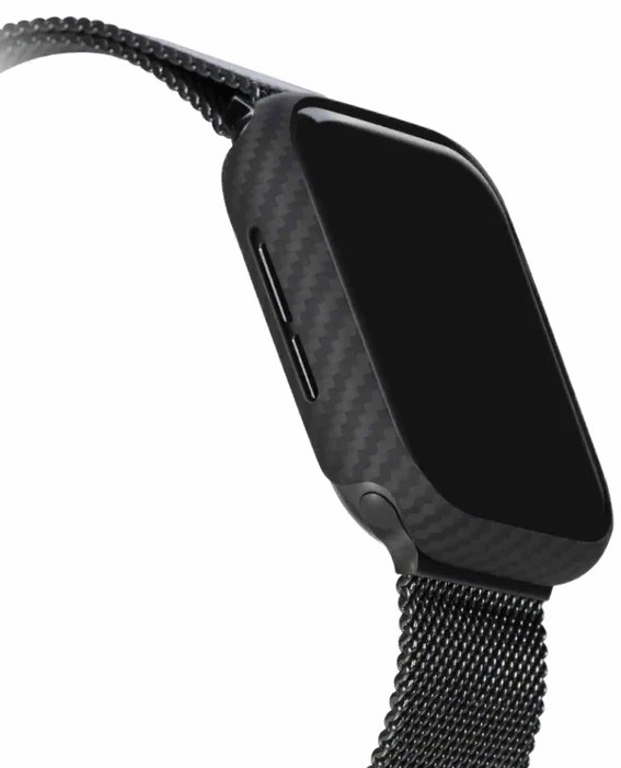 Захисний кейс для Apple Watch 7 45mm Pitaka Air Case (Black/Grey) KW2002A фото