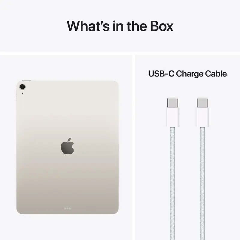 Планшет Apple iPad Air 13" 256GB Starlight (MH5W4) 2026 - фото - №2