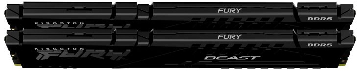 Оперативная память Kingston DDR5 5200 32GB KIT (16GBx2) FURY Beast Black KF552C40BBK2-32 фото