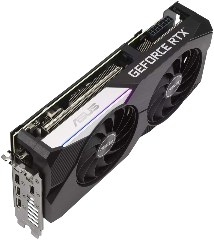Видеокарта ASUS GeForce RTX 3070 8GB GDDR6 DUAL OC V2 LHR (DUAL
