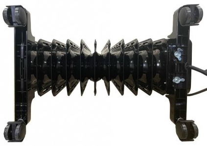 Електричний радіатор KUMTEL на 11 секцій-чорний (KUM-1230S_Black) фото