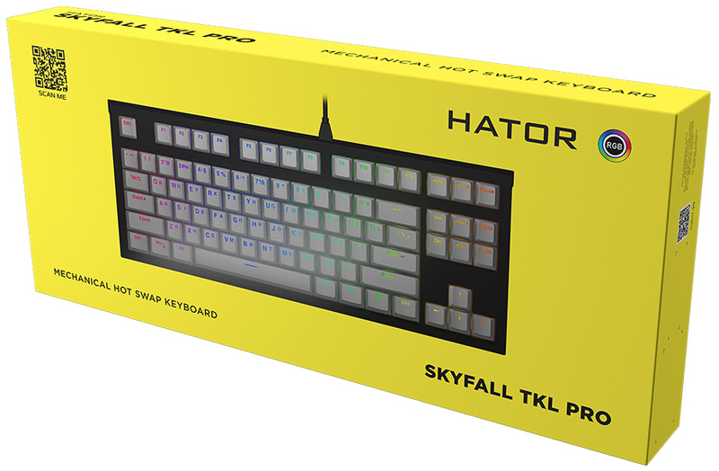 Ігрова клавіатура HATOR Skyfall TKL PRO ENG/UKR/RUS (HTK-655) Black фото