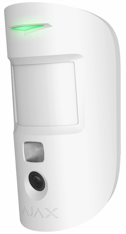 Комплект бездротової сигналізації Ajax StarterKit Cam Plus (White) фото