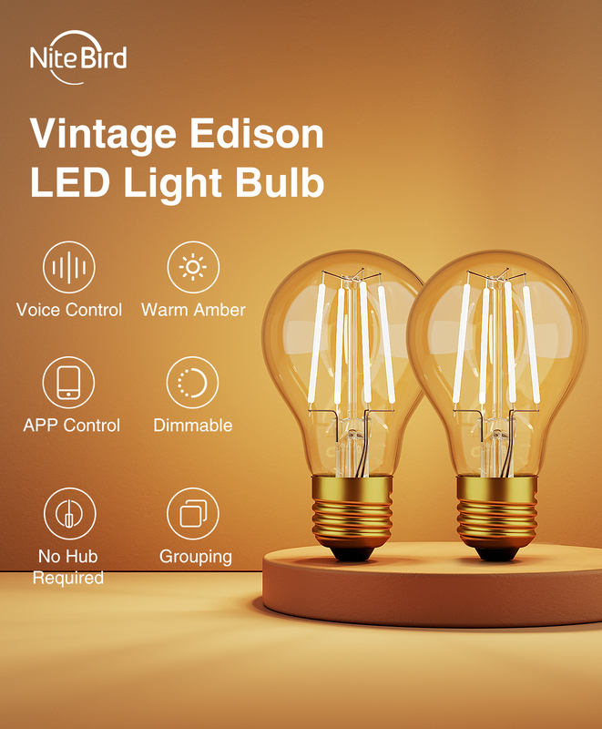 Розумна LED лампа NiteBird Smart Bulb LB6 фото