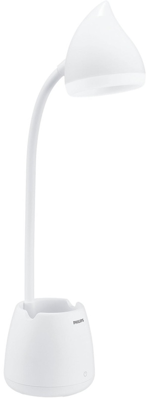 Лампа настільна Philips LED Reading Desk lamp Hat (White) 4.5w, 3000/4000/5700K, 1800mAh фото