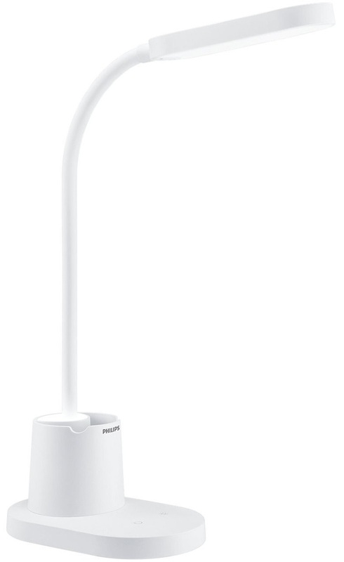 Настільна лампа Philips LED Reading Desk lamp Bucket (White) 7w, 3000/4000/5700K, 1800mAh фото