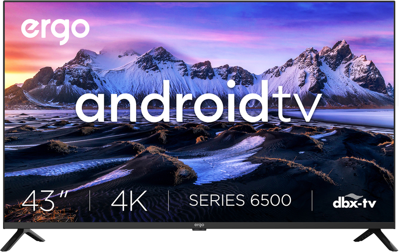 Телевізор Ergo 43" 4K UHD Smart TV (43GUS6500) фото