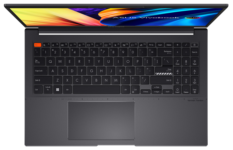 Ноутбук Asus Vivobook S 15 OLED M3502QA-MA141 Indie Black (90NB0XX2-M00AN0) фото