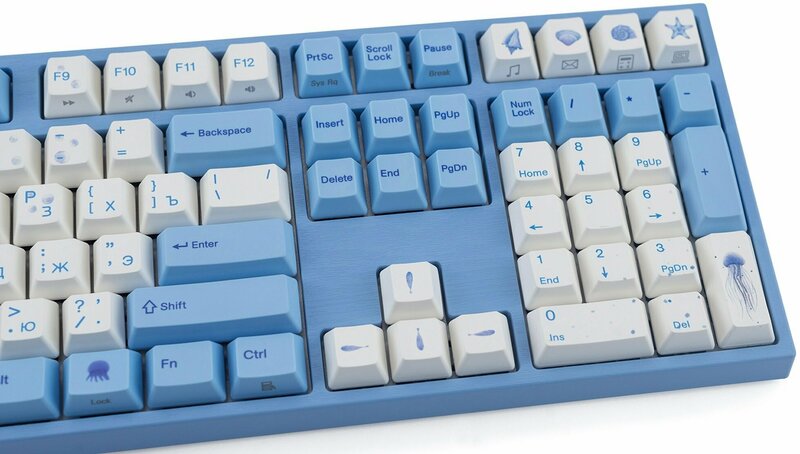 Клавіатура Varmilo VEA108 Sea Melody Cherry Mx Blue Multicolor (A26A038A1A1A06A033) фото