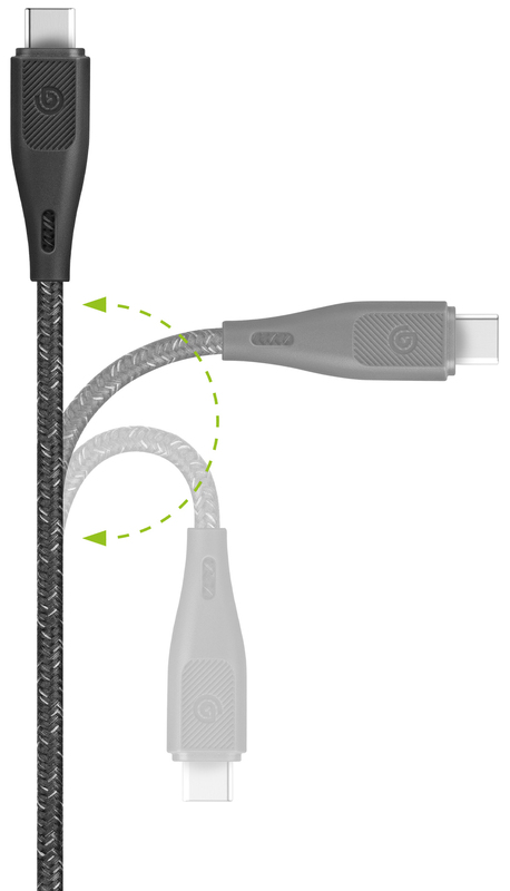 Kабель USB to USB-C Energea Bazic GoCharge 1.2 м (Black) 6957879424571 фото