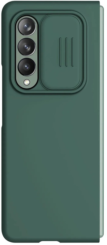 Чохол для Samsung Galaxy Fold 3 CamShield Silky Silicone Case (Dark Green) фото
