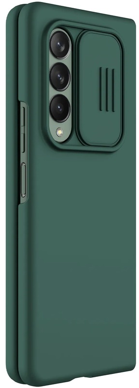Чохол для Samsung Galaxy Fold 3 CamShield Silky Silicone Case (Dark Green) фото