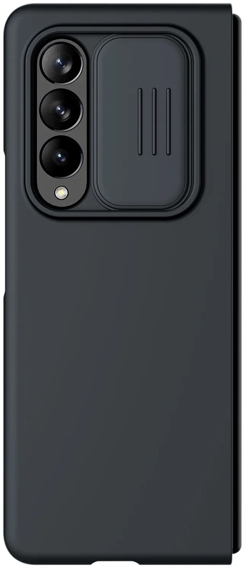 Чехол для Samsung Galaxy Fold 3 CamShield Silky Silicone Case Elegant (Black) фото